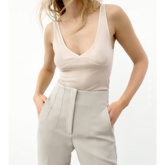 Zara high waisted pant ( used just once ) size: small - Picture 1 of 3